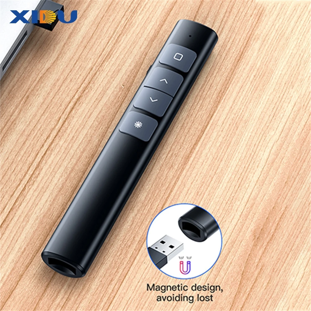 Новая беспроводная горящая лазерная указка XIDU по низкой цене, мощная лазерная указка для презентера, маленькая зеленая лазерная указка 303