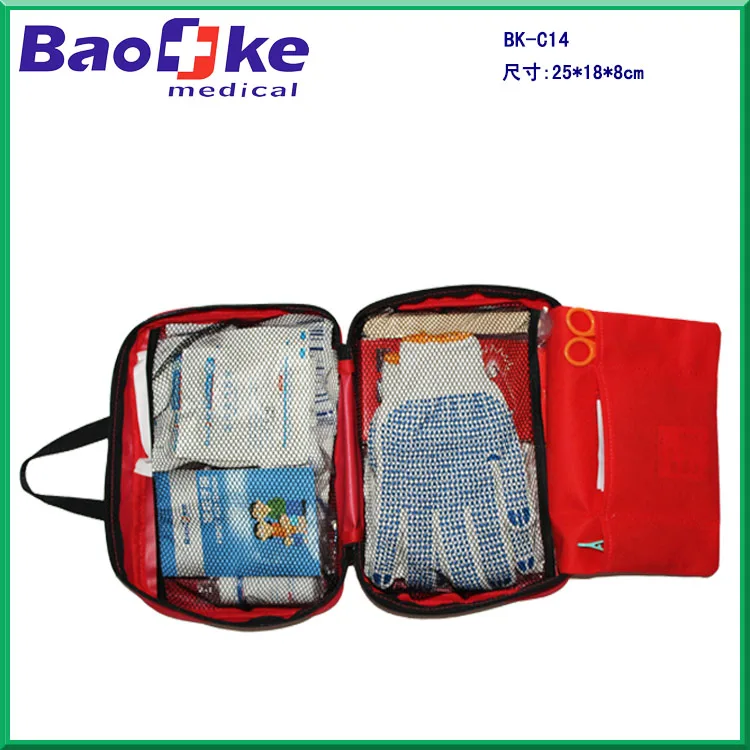 
PPE Nurse Emergency Medical Equipment Trauma First Aid Bag Kit Antibiotic Ointment Hand Sanitizer Burn Gel PPE First Aid Bag Kit 