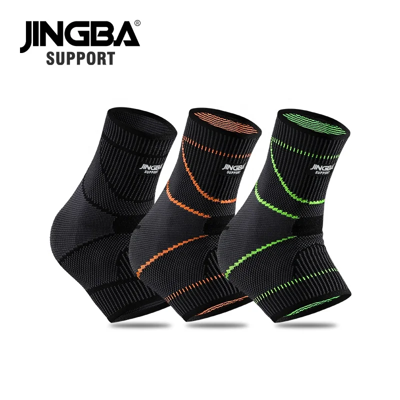 JINGBA Wholesale New Sport Ankle Brace for Joint Pain Relief Sprained Ankle Support Stabilizer for Hiking Jogging Weightlifting