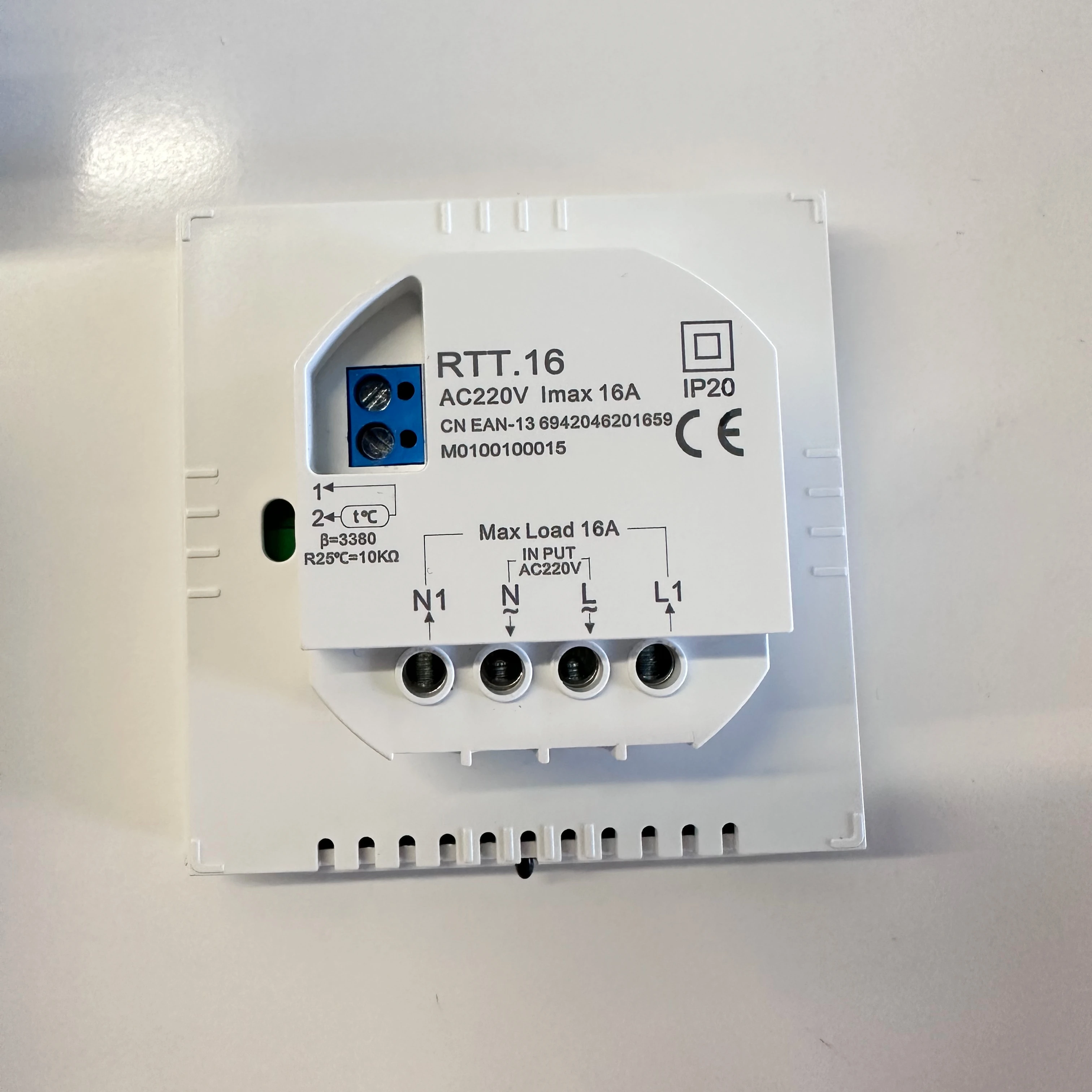 Menred NEW Arrival Large Screen Under Floor Heating Thermostat Programmable With Touch Button 3A 16A WIFI Optional