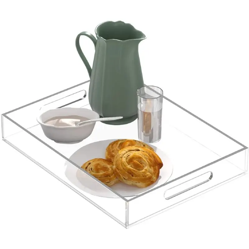 Acrylic Serving Tray Hotel service trayfor hotel bathroom service tray