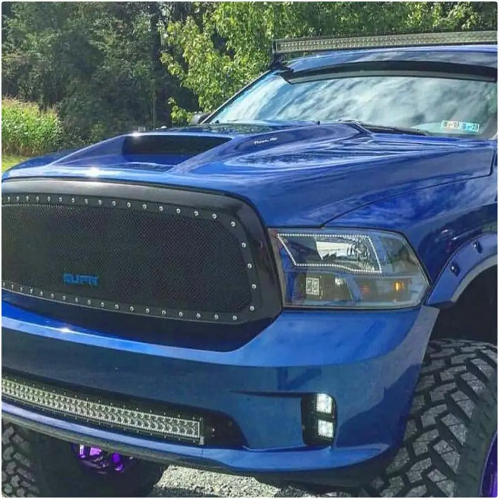 
Unpainted Fiberglass Air Hood Scoop cover for Dodge Ram 1500 2009-2018 