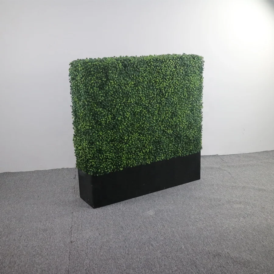3 years guarantee UV protect and fire retardant plastic boxwood hedge artificial boxwood hedge
