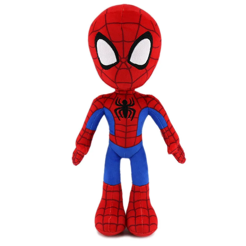 Cross Border Newest Wholesale Cartoon Soft Cute Plush Spider-Man Figure Toy Stuffed Toys For Kids