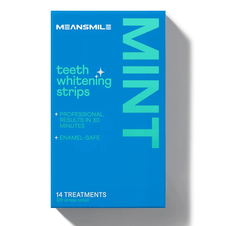 2024 New Hot Selling Luxury Boxed With Own Logo Brighten Teeth Natural Teeth Whitening Strips