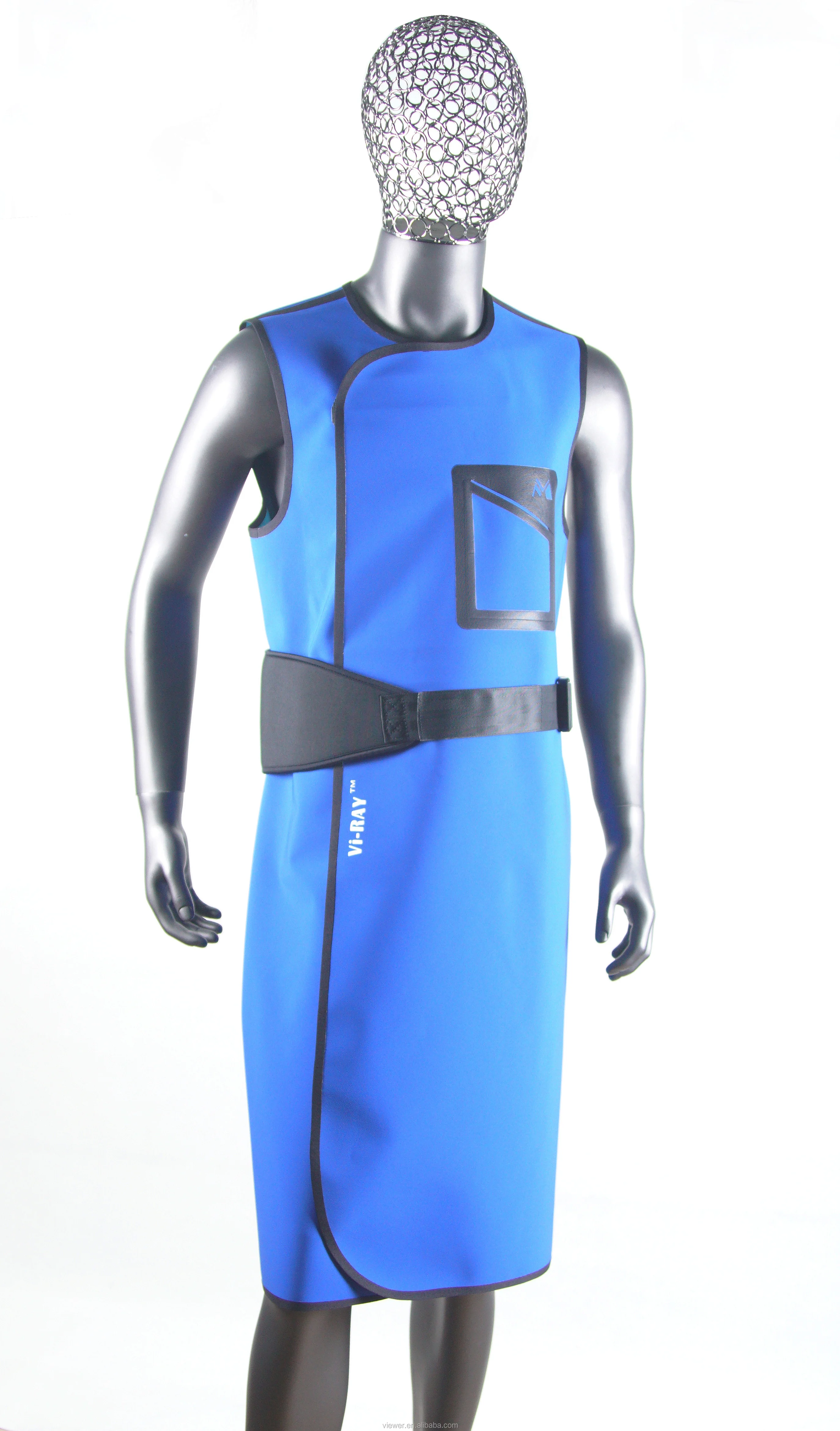 
055A Medical x ray radiation protective lead free apron double shield protection clothes with 0.5mmPb equivalency Lead 