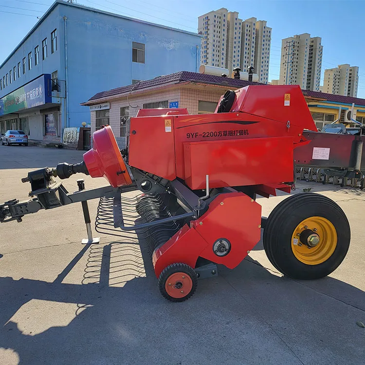 China factory Sale Mini Hay Corn Silage Straw Rectangular Baler Big Square Baler For Animal Feed