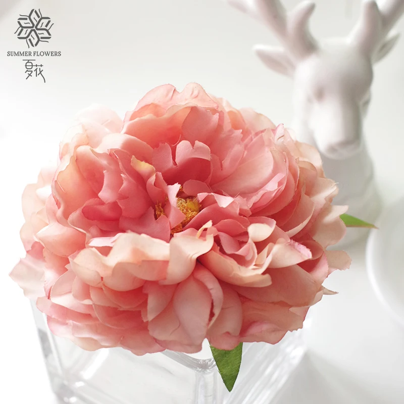 Top quality real touch silk peony flowers looks real artificial peonies flower wedding decoration
