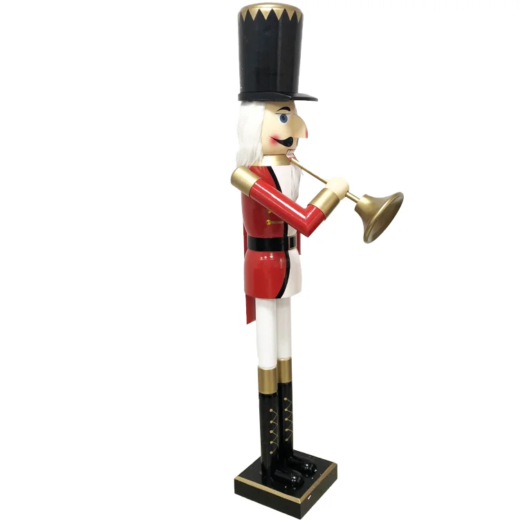 Новое поступление 2022, Рождественское украшение, большой размер, гайковёр, полноразмерный гайковёр, деревянный гайковёр