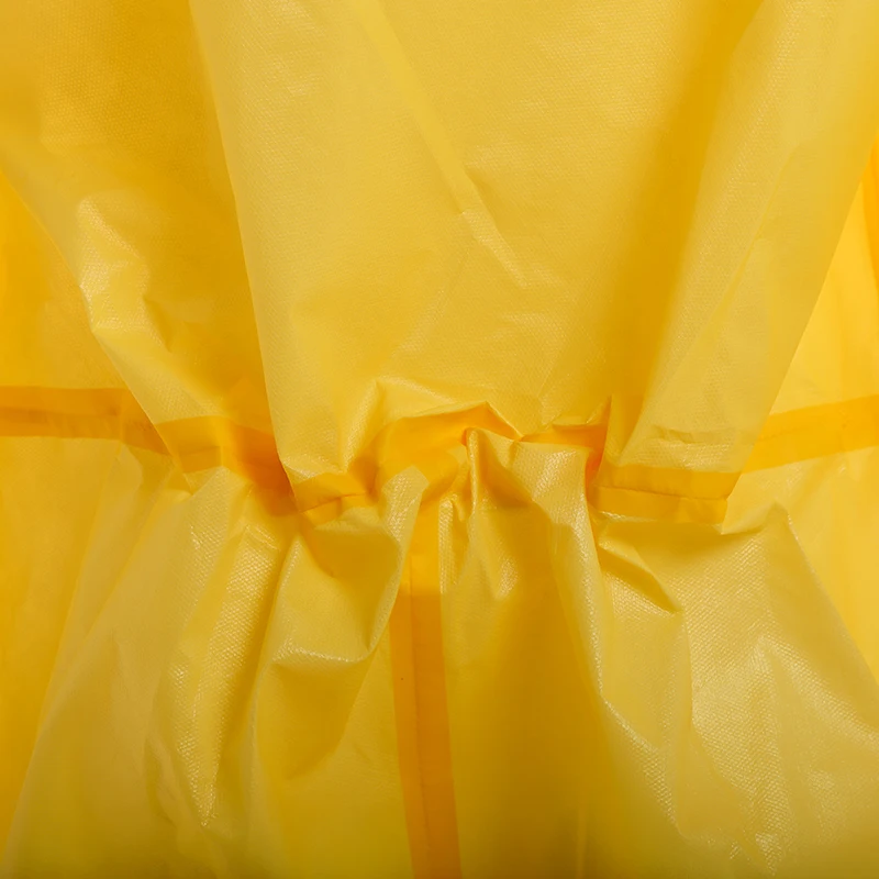 TYPE 3/4/5/6B OEM Disposable Chemical Red 82gsm PP+PE Nonwoven Fabric Coverall