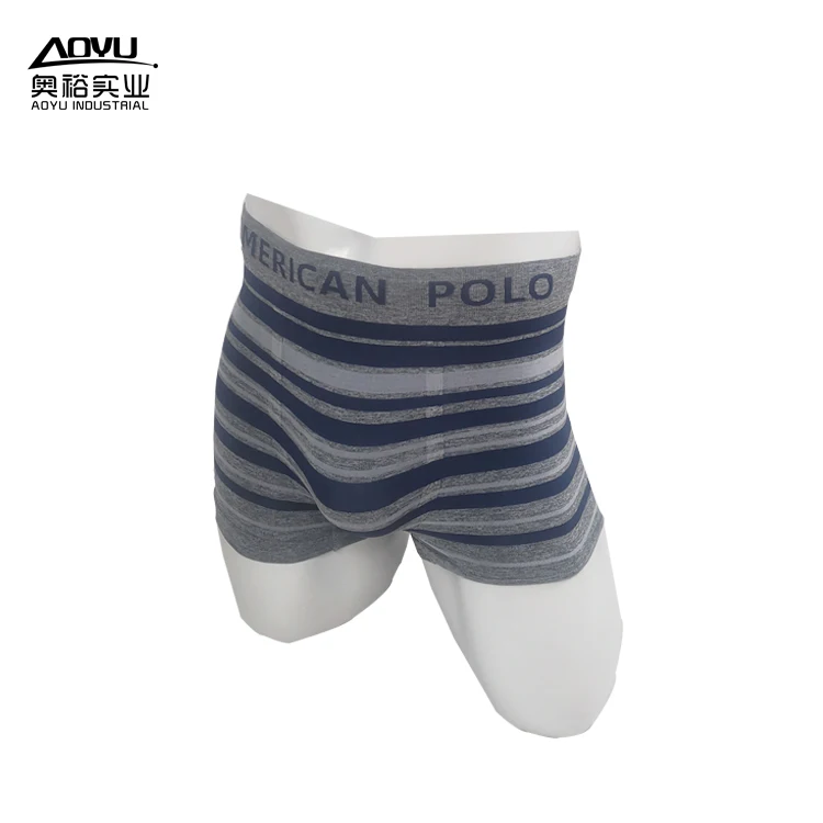 Customizable Logo Seamless Boxer Briefs Comfortable Cueca Boxer Masculina Breathable Men Underwear Boxer Briefs