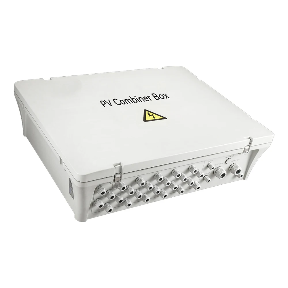 PV Array Combiner Box IP65 Waterproof Stainless Steel Power Distribution Box for Solar System