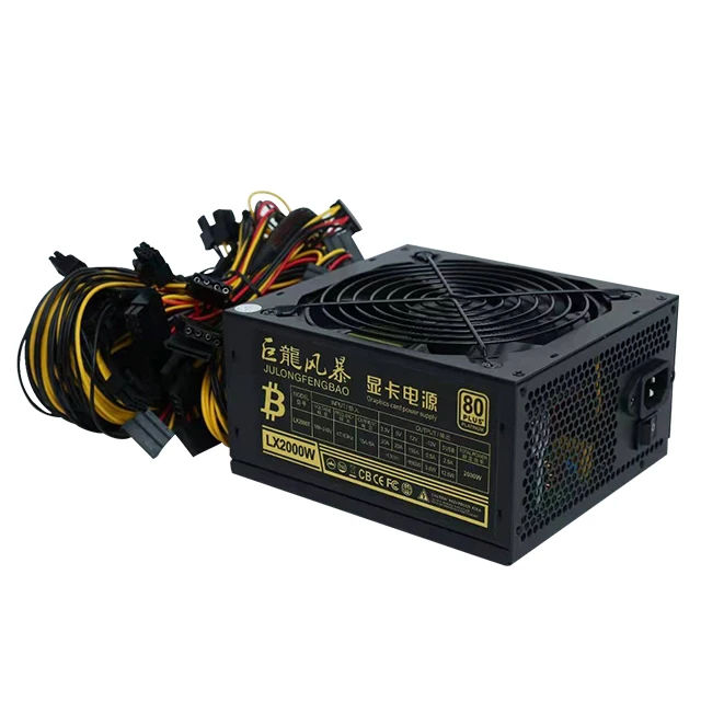  1800W-3000W 12V 80PLUS gold Кулер Мастер Цифровой надежным поставщиком атте постоянного тока в переменный ток блок питания atx 24pin Шахтер Atx PSU