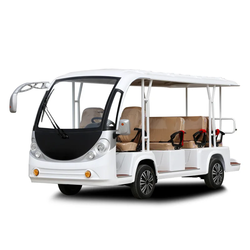Sightseeing electric car with 11 passengers mini bus/car CE approved