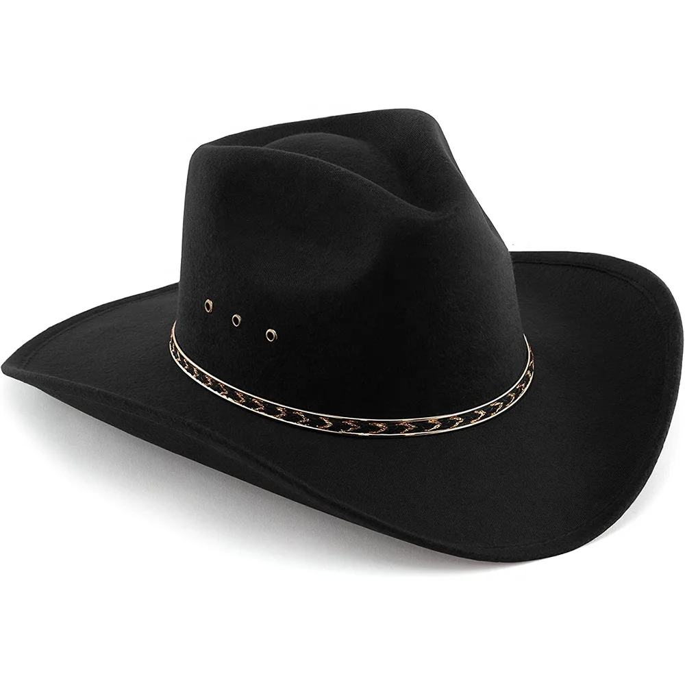 Wholesale Cowboy Hats Cheap pro wide brim floppy Cowboy Hats For Sale Wool Felt Cowboy Hat