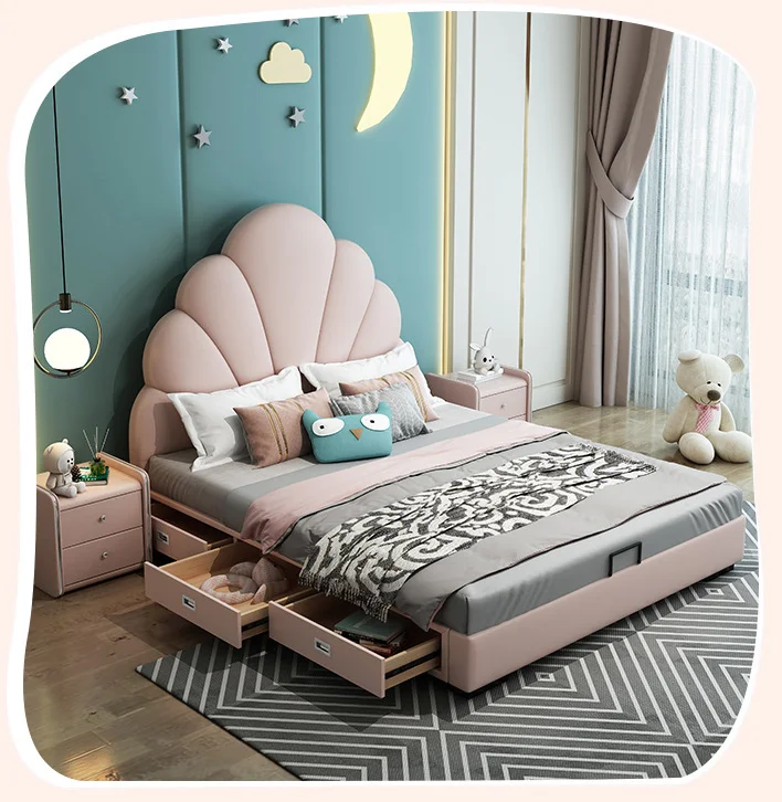 Amazon Best Selling Luxury Bed Double Bed Queen Bed Frame