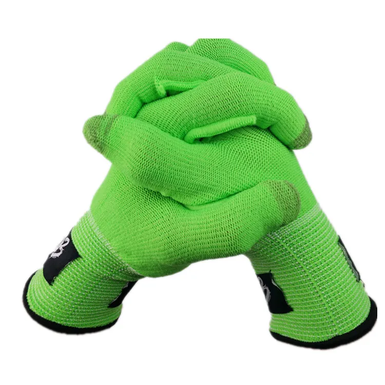 High Elastic Comfortable Daily Working Gloves Green Gloves Industrial