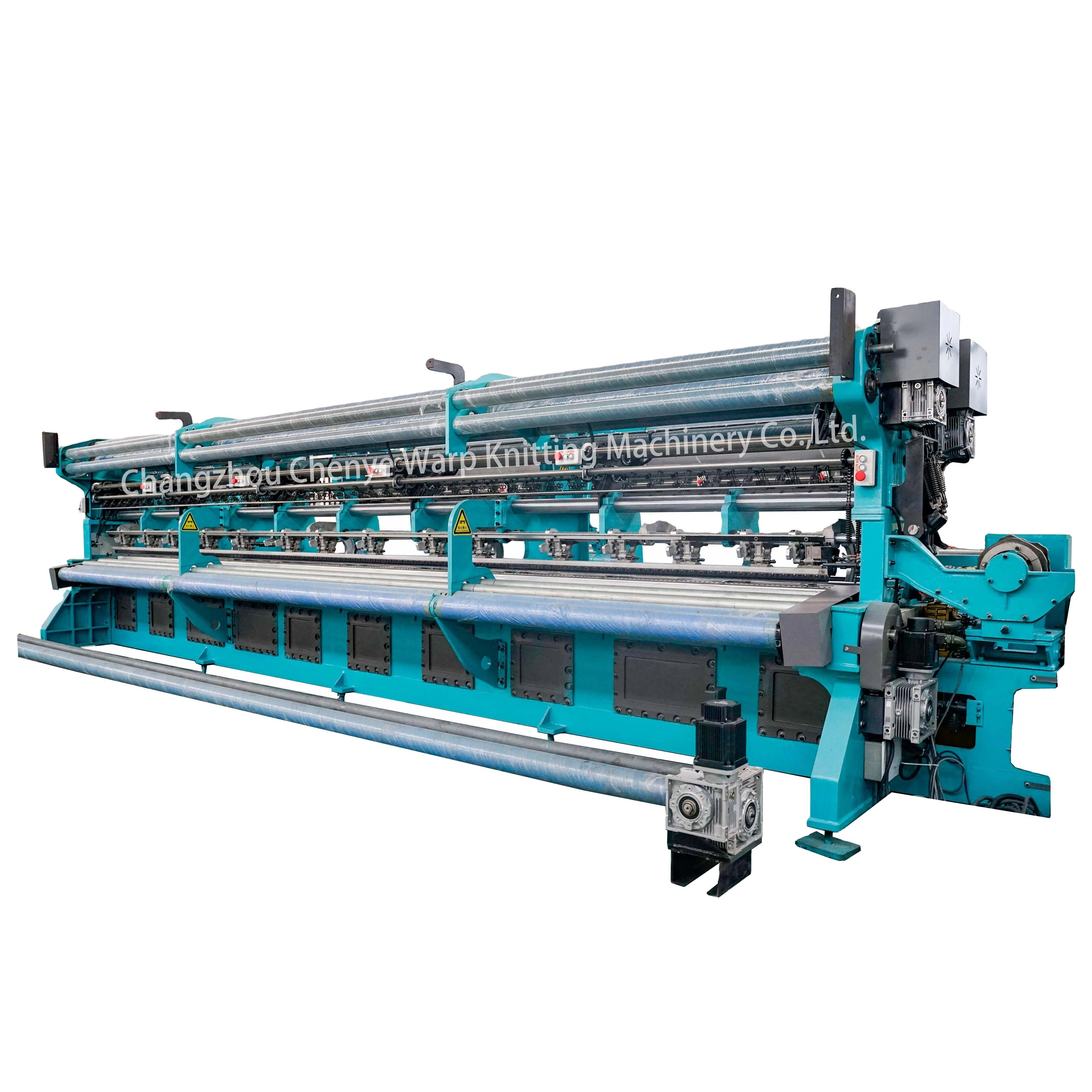 HSRO type The mono and tape yarn olive net plastic net making machine Raschel Knitting Machine