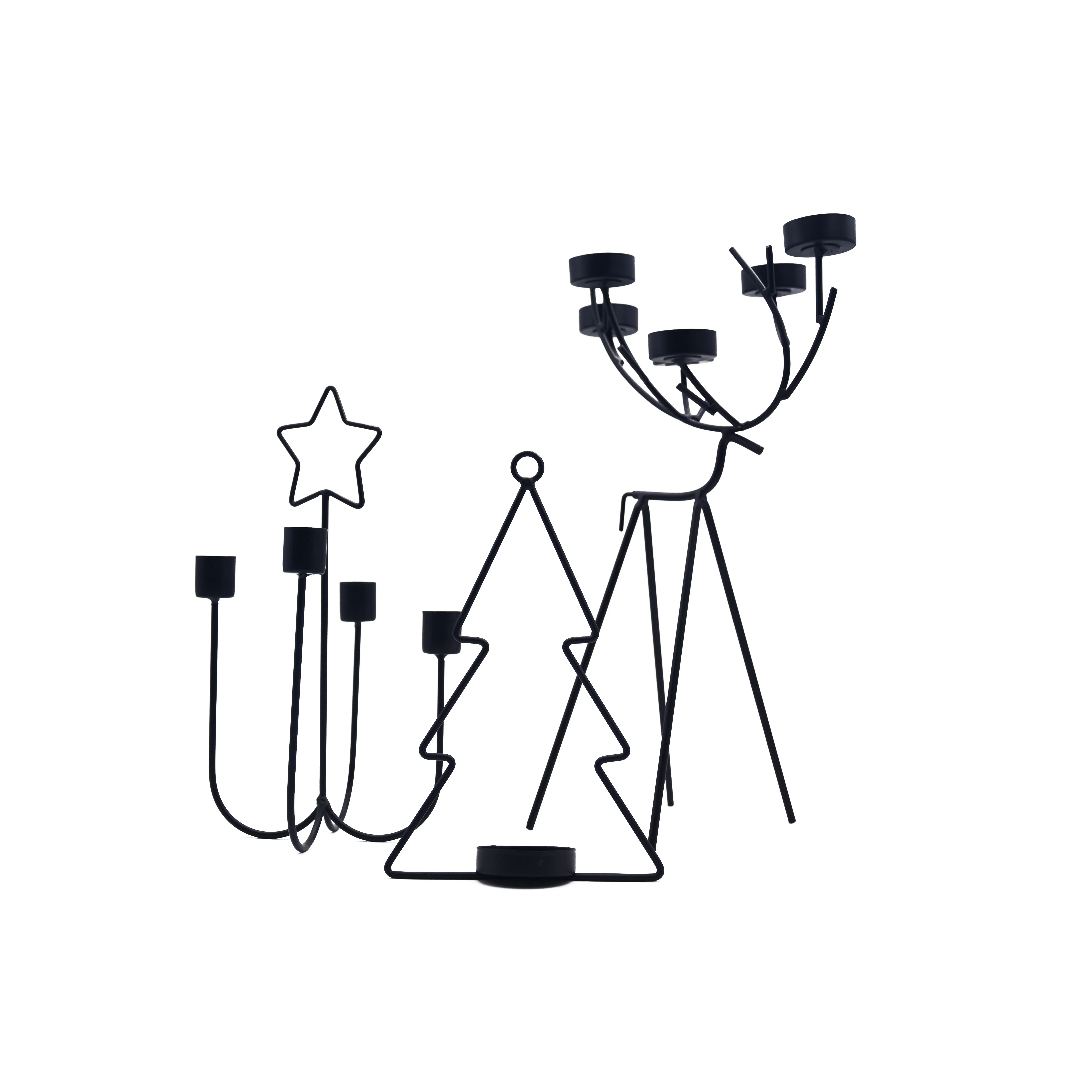 Настраиваемый Рождественский подарок, оленя, праздничное пришествие, дружба, День благодарения, Настольный подсвечник, подсвечники