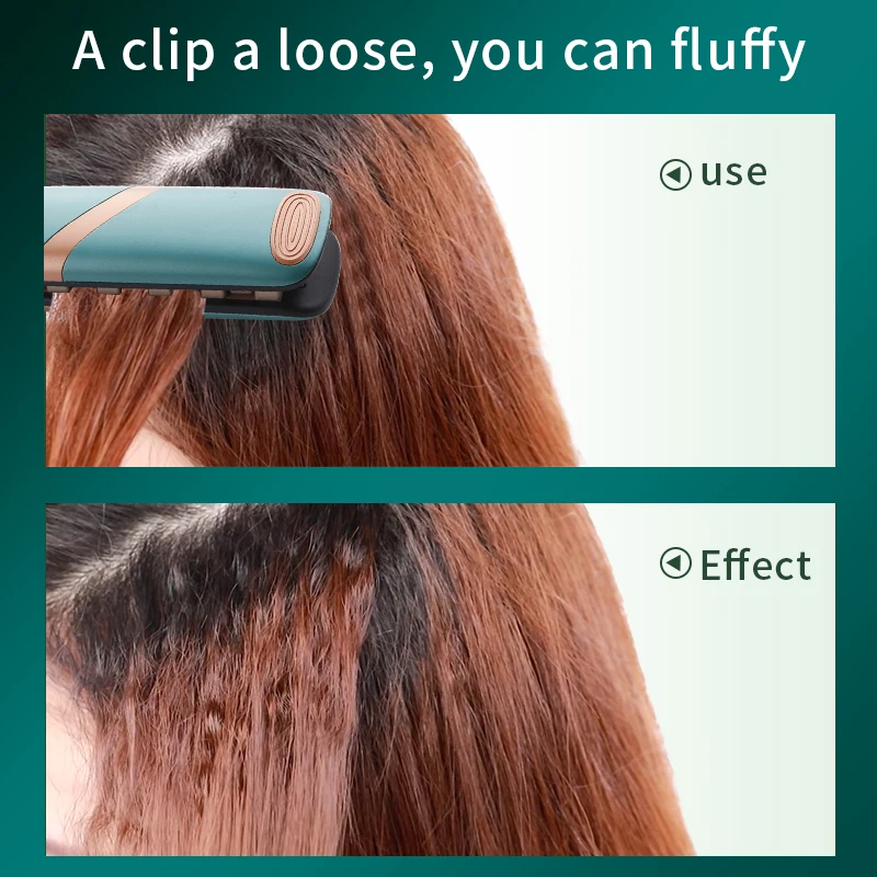 New design multifunctional curler Dual purpose electric splint straightening fluffy