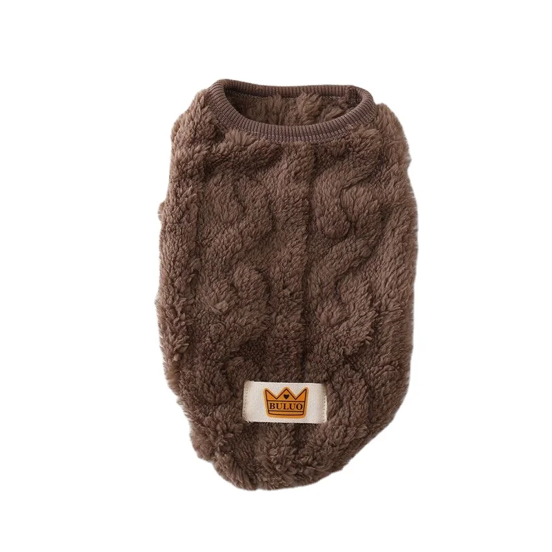 Pet Supplies new products for autumn and winter pet clothes dog warm vest double-faced fleece factory direct sales