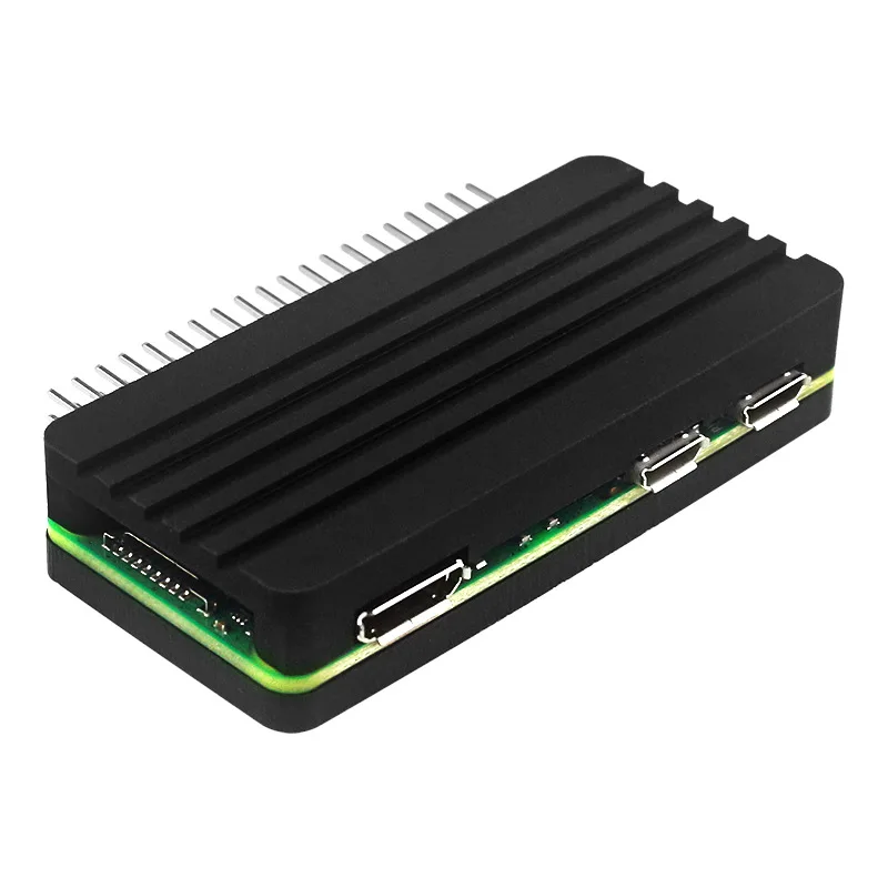 Raspberry Pi zero 2W Aluminum Alloy Shell Raspberry Pi zero 2W Heat Dissipation Protective Shell with Pin Arrangement