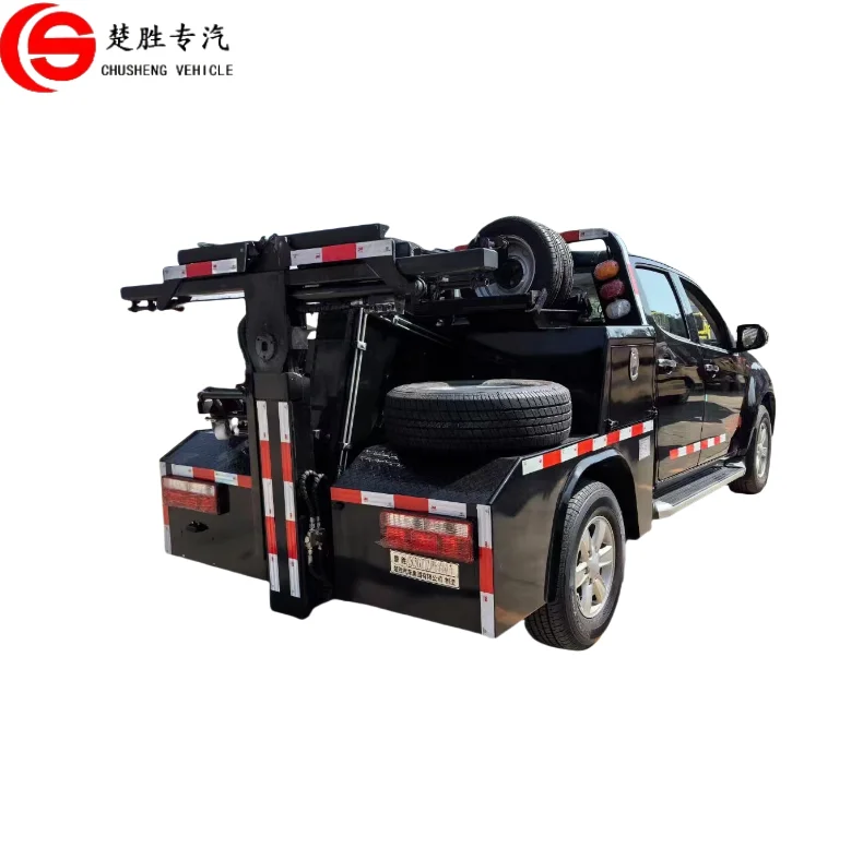 European standard 4*2 4*4 1.5 3 Ton Road Wrecker Tow pickup double-row For Sale factory direct