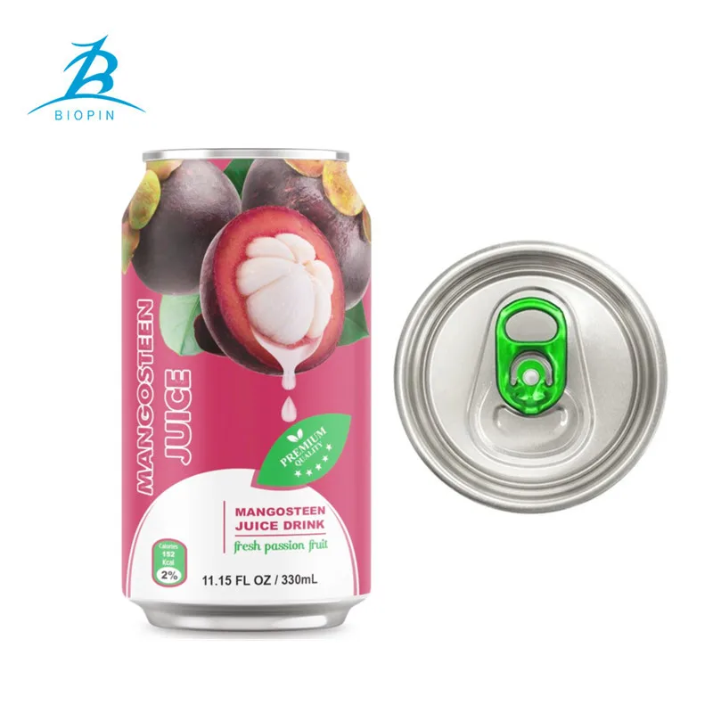 Empty printed metal aluminum can 330ml standard cans with 202#SOT lid for soda energy drink beverage beer packaging