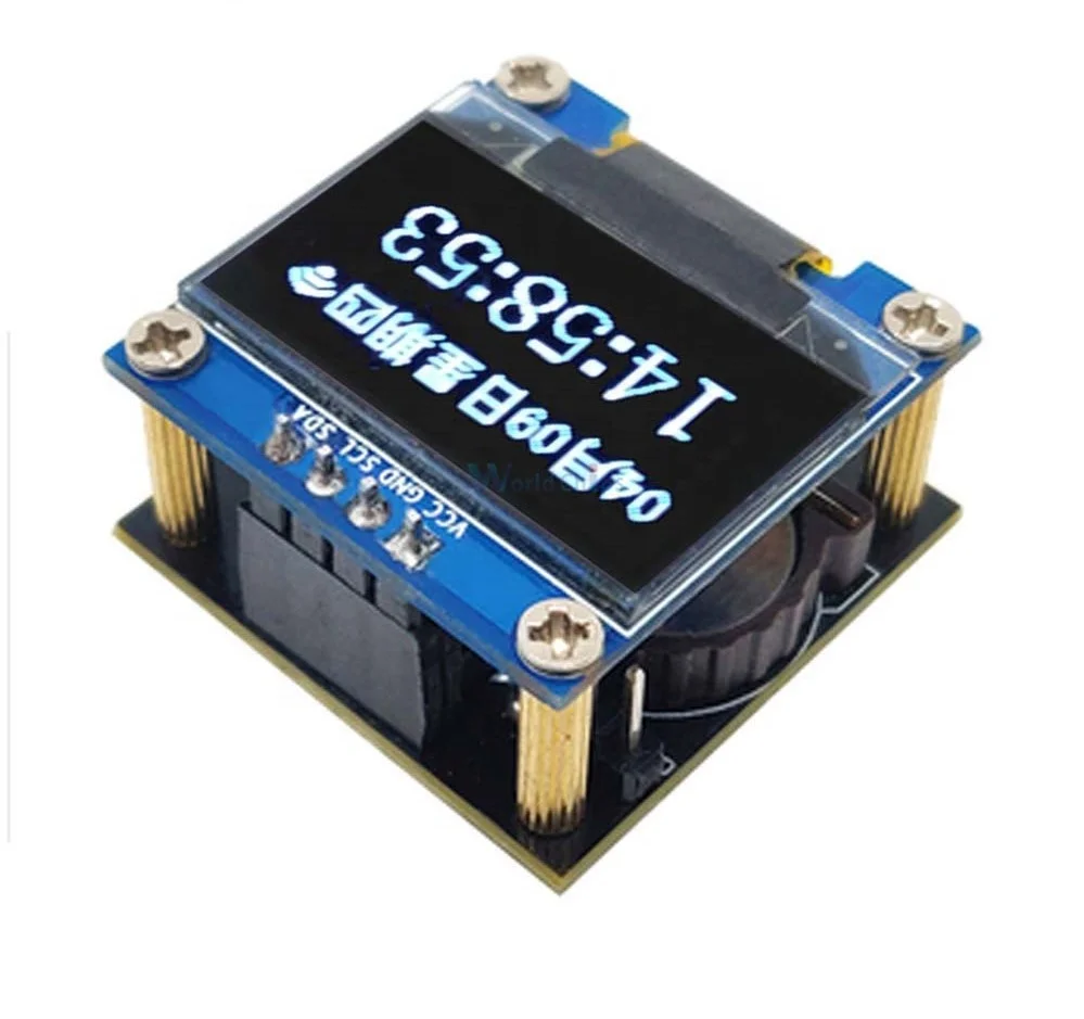 ESP8266 ESP 12F ESP-12F 0.96 inch OLED Display WiFi Clock Module Weather Forecast IIC I2C Interface Micro USB 5V For DIY