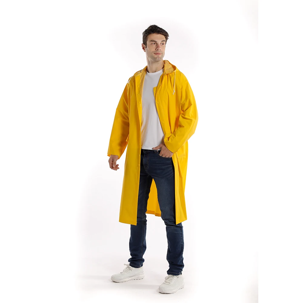 Custom rubber raincoats waterproof  jacket rainwear for adult
