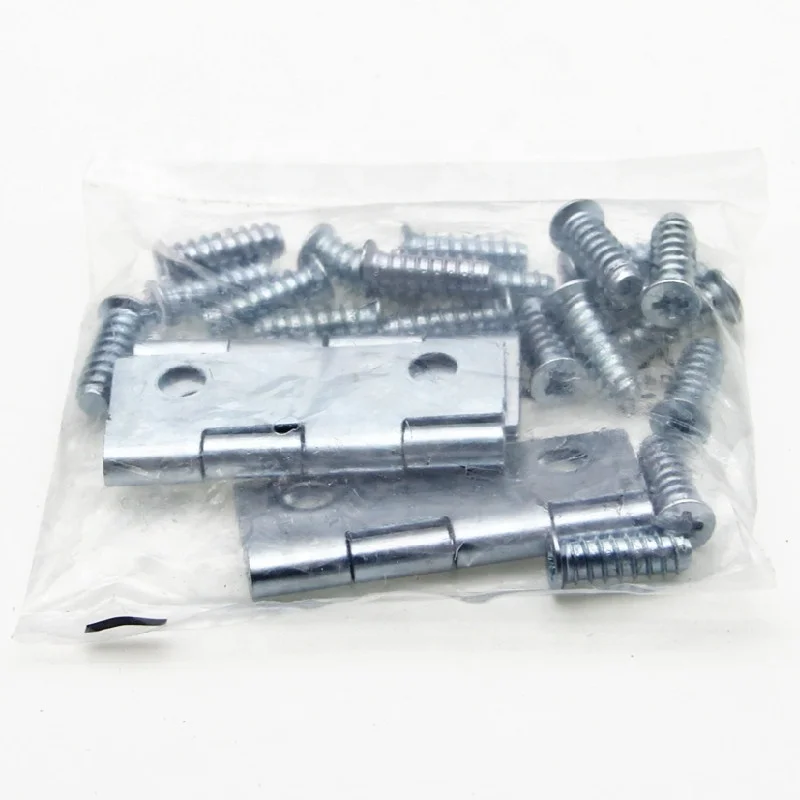 
hinge bag screw bag furniture flat pivot hinge 50x36 with EURO screw furniture fitting bag for flat pack furniture 