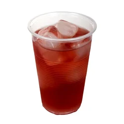 Прозрачные пластиковые чашки 12 унций, одноразовые чашки для холодных напитков, не содержит Бисфенол А