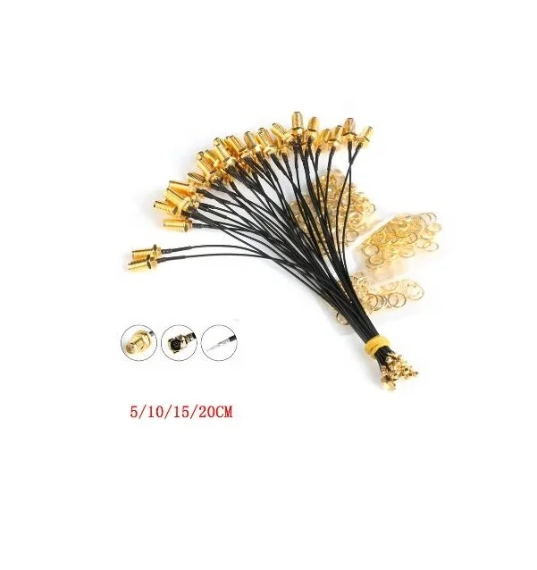 Новый и оригинальный SMA Соединительный кабель мама к uFL/u.FL/IPX/IPEX RF или без коннектора коаксиальный адаптер в сборе RG178 ОТРЕЗОК кабеля 1,13 мм