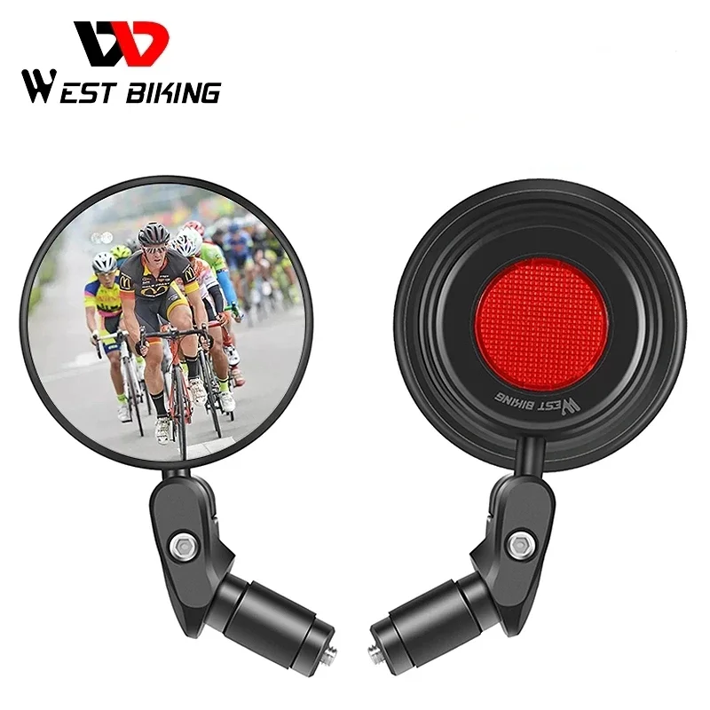 Западный Универсальный велосипедов MTB дорожный велосипед светлая сторона заднего вида руль Зеркала Руль Мотоцикла велосипедная рама