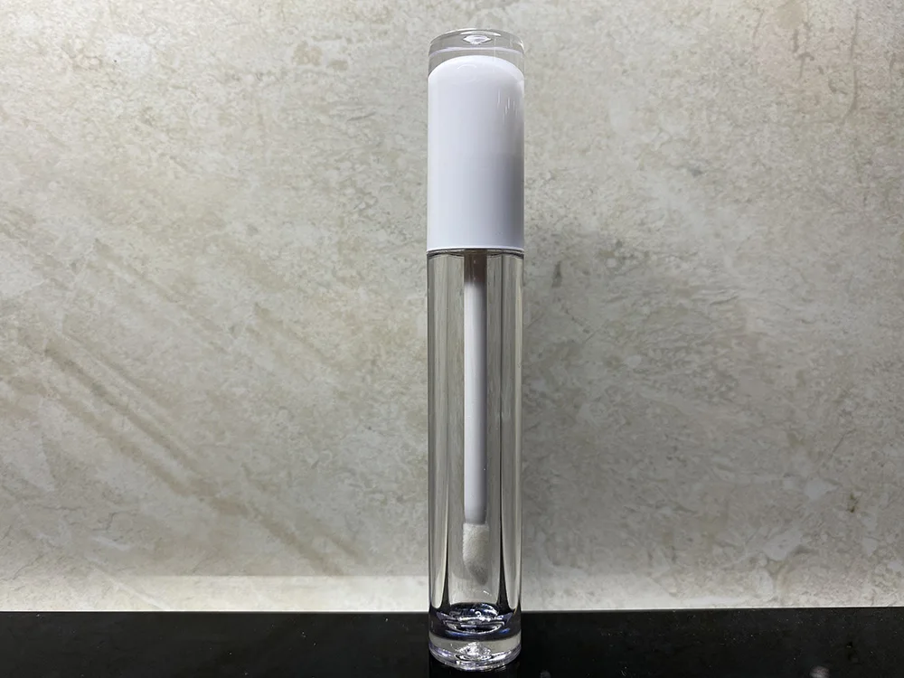 Double Side Plastic Cosmetic Packaging Lipgloss Wand Tube Empty Lip Gloss Tube Container 6ml