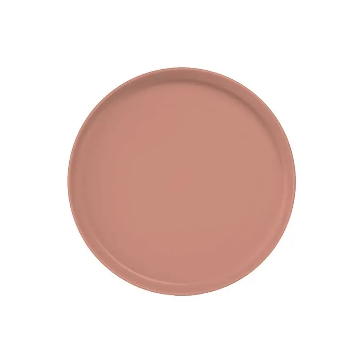 2024 Wholesale Colorful Restaurant Dinnerware Plates Cheap Round RPET Plate