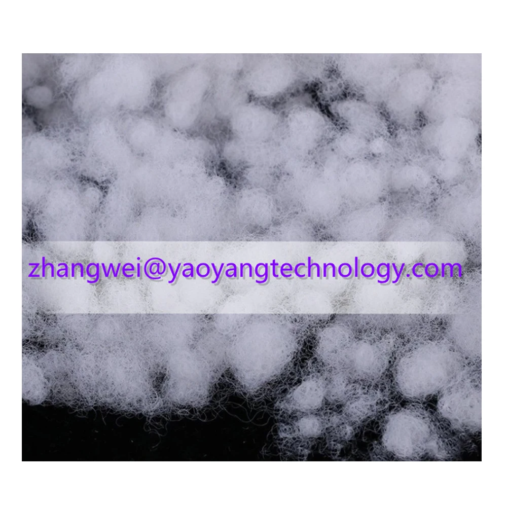 Low solubility polyester fiber polyester staple fiber is used to fill polyester fiber raw materials