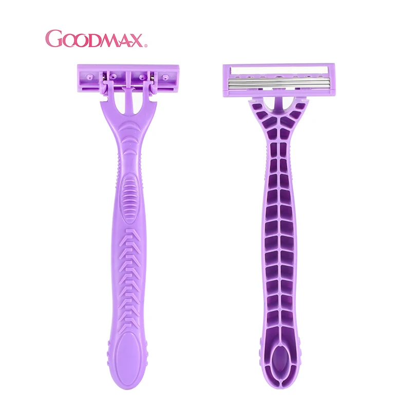 High Quality Razor Personal Care Women Disposable Plastic Safety Shaving Triple Blade Razor