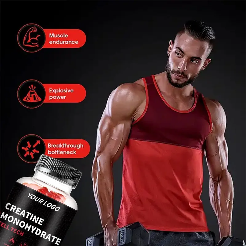 Quality Creatine Monohydrate Energy Gummy Creatine gummies Pre Workout Supplement