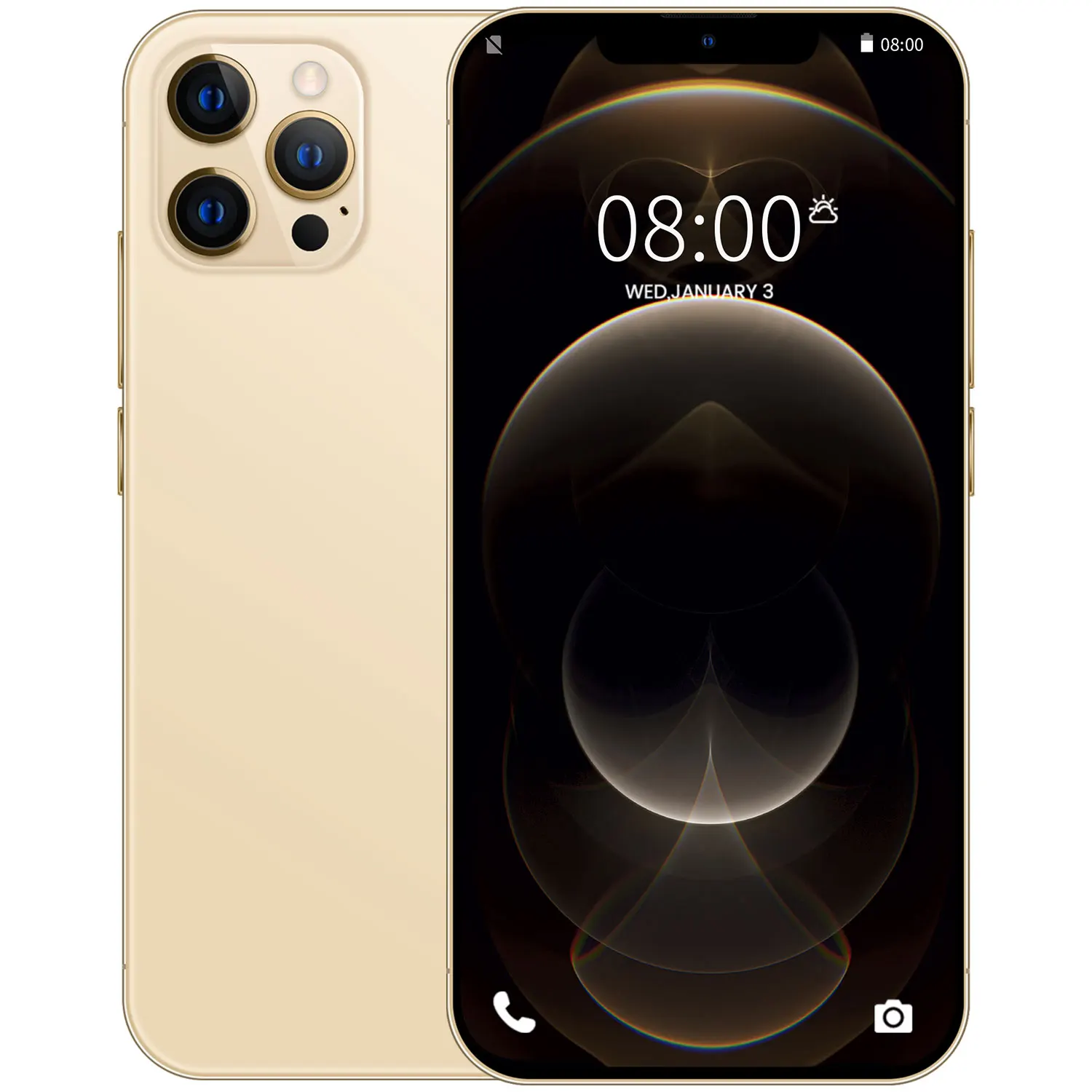 2022 i12 Pro 6.7 inch 12GB + 512GB Android smartphone 10 core 5G LET phone 3 camera face ID unlock mobile phone