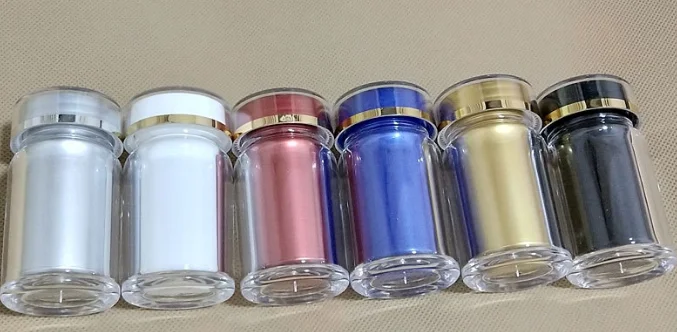 35ml 45ml 60ml 90ml 100ml 180ml Acrylic High-end Health Care Product Bottle Capsule Bottle  Tablet Candy Sub-bottling