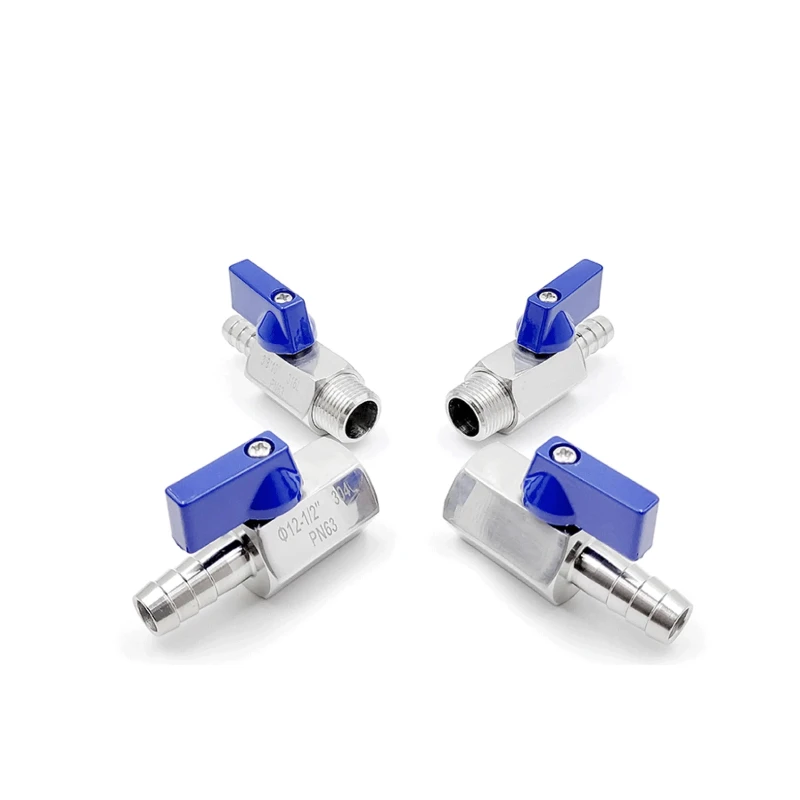 Stainless Steel Mini Pagoda Ball Valve Inverted Handle Small Ball Valve
