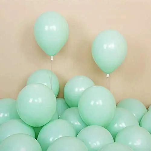 Macaron Blue Mint Green Balloon Garland Kit Star Moon Foil Balloons Arch Kit For Birthday Party