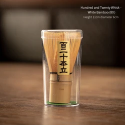 Natural And Black Bamboo Handmade Bamboo Matcha Tea Hand Whisk Chasen for Matcha Whisk Set