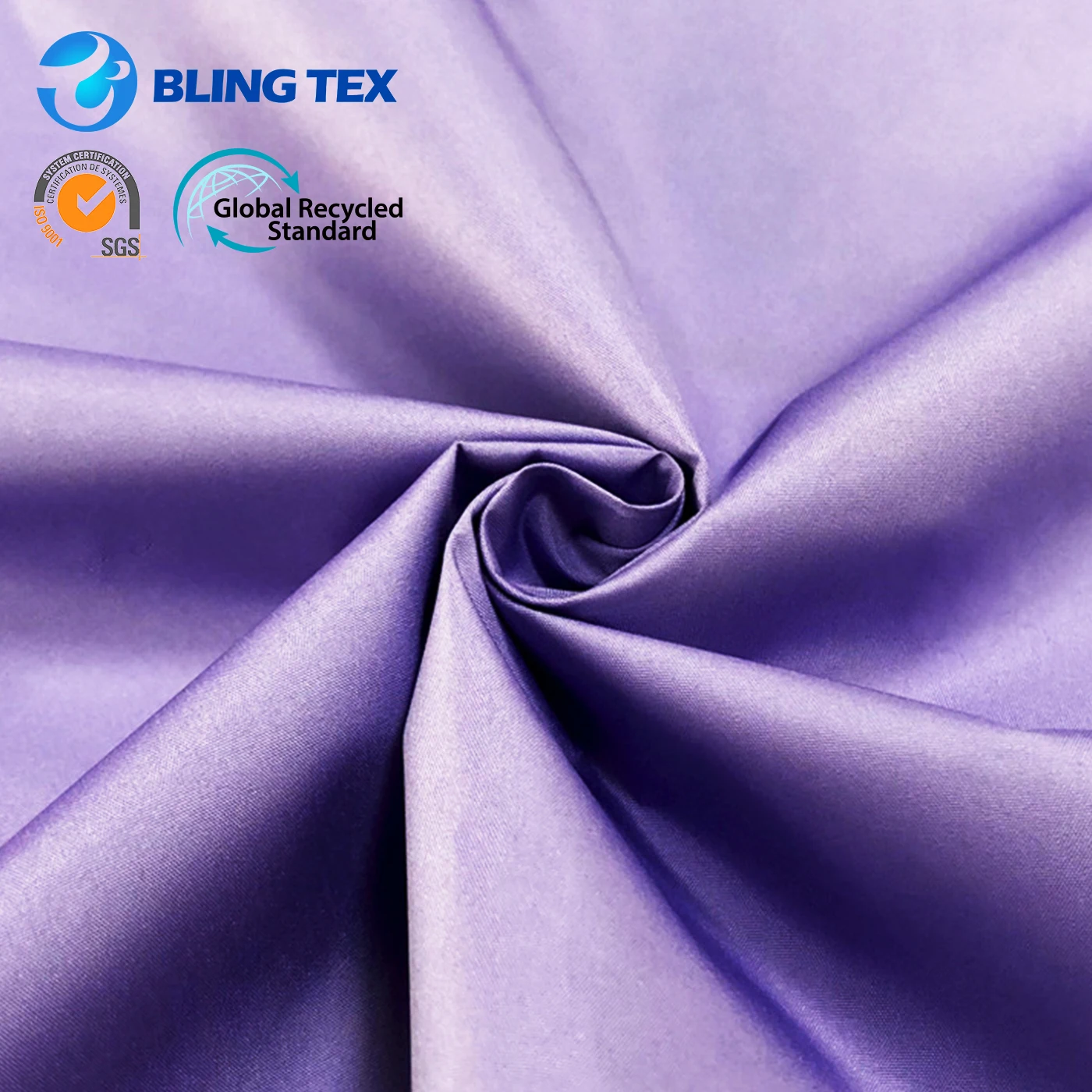 2022 Spot supermarket 300t pongee fabric 100% polyester solid dyed For clothing or bags or digital printing Wholesale factory