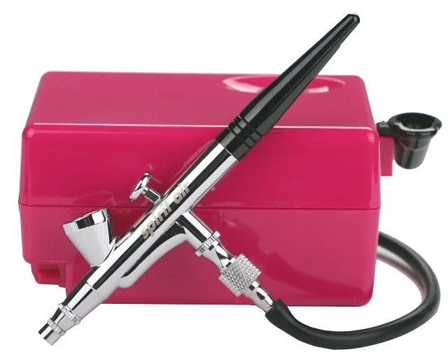 Professional Mini Air Compressor Machine Airbrush Makeup Set for Cake Decorating Nail Tattoo Air Brush Kit