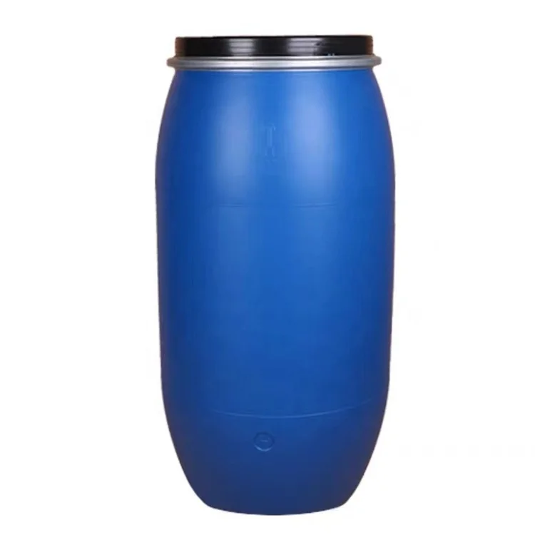 Wear resistant HDPE blue plastic drum flange barrel