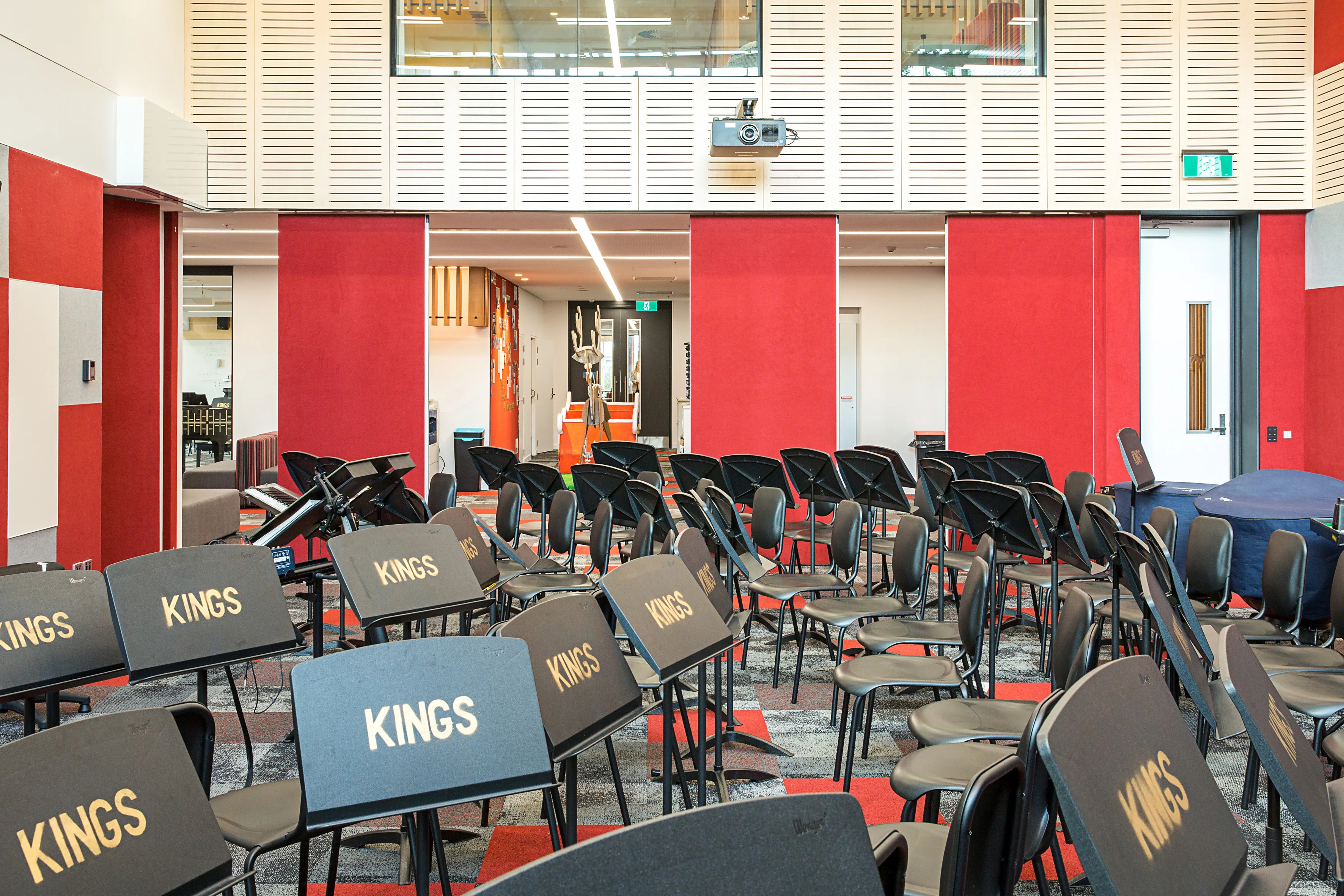 65mm fabric with sponge finishes stainless steel wooden folding partition wall aluminium sliding door profiles