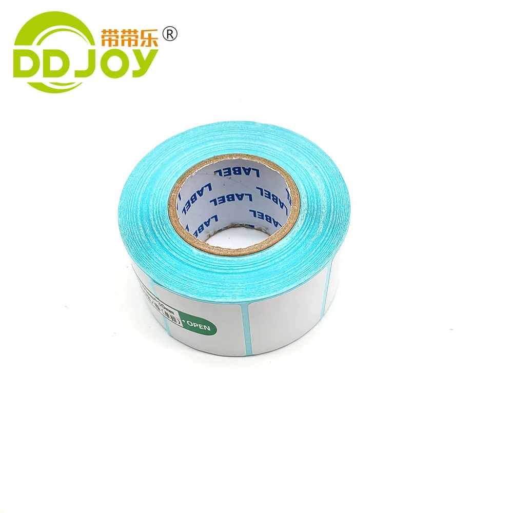 Premium 800 labels per roll 40x30mm plain white self-adhesive eco thermal paper label sticker for weighing scale