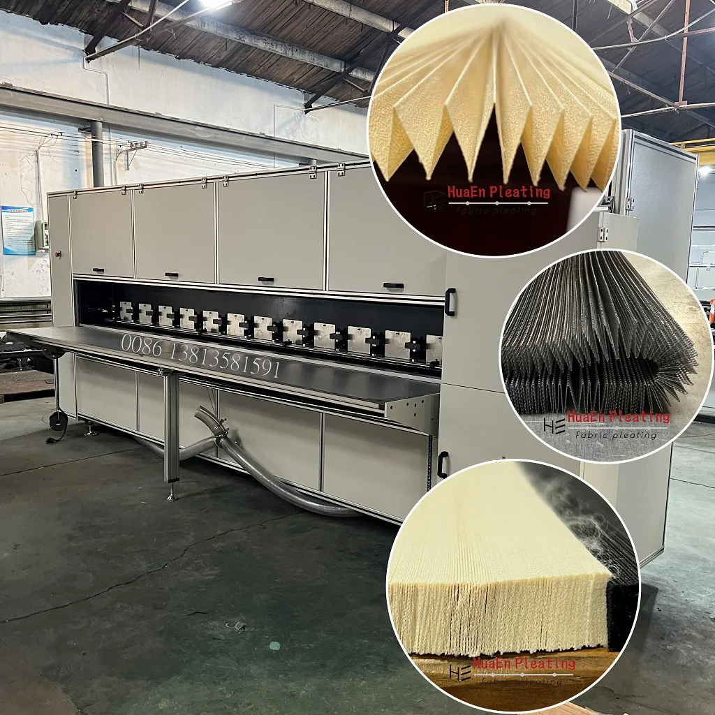 Changzhou HuaEn Factory ZJ-230 plise perde mosquito mesh insect screen curtain pleating machine